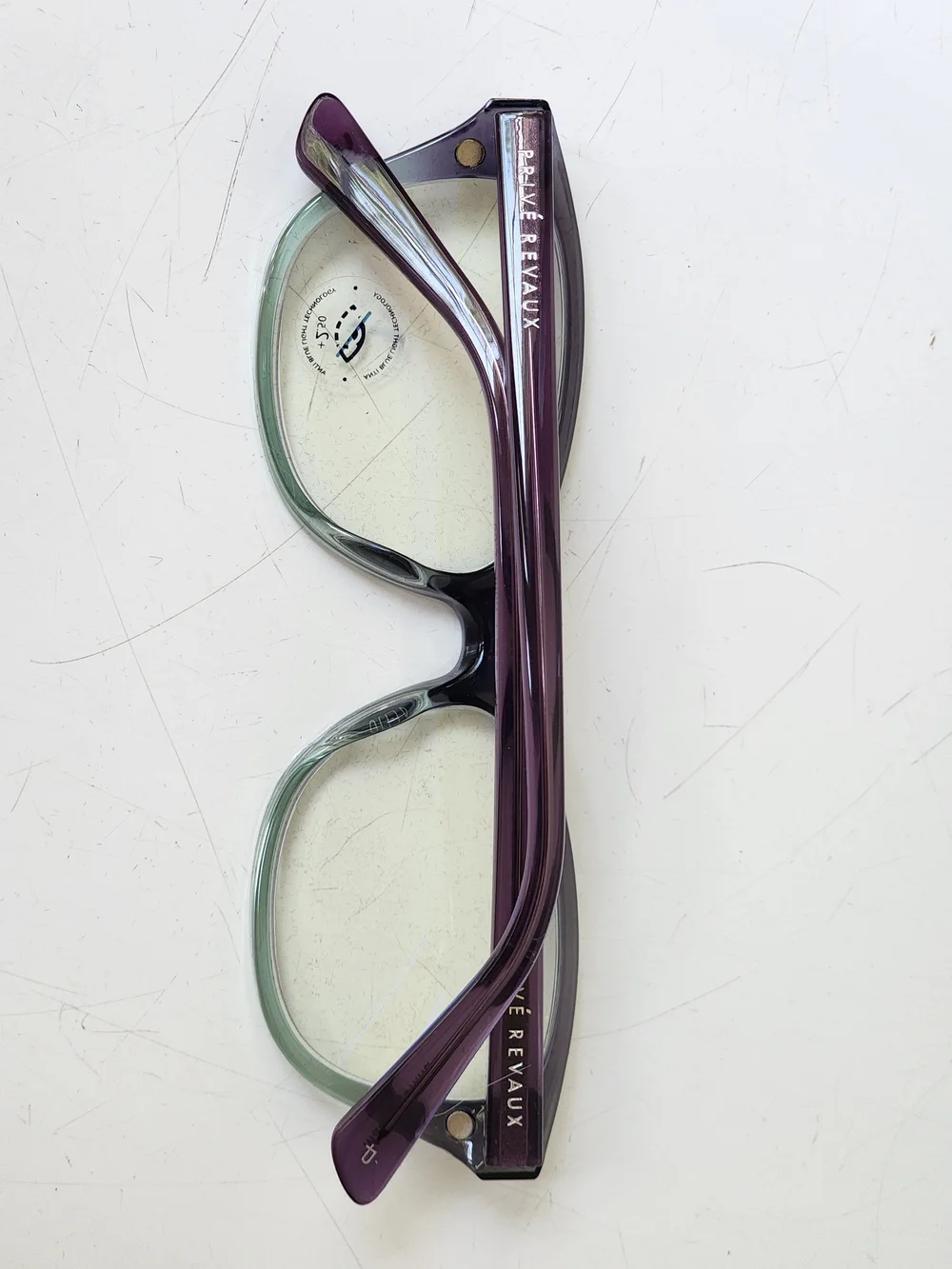 PRIVE REVAUX Women's Prescription Glasses With Gradient Cat-Eye Sunglasses